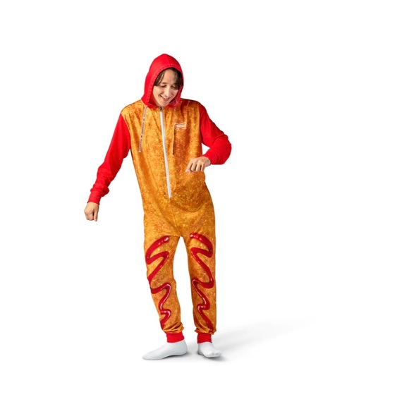 New in package corn dog with ketchup onesie-unisex - Picture 2 of 3